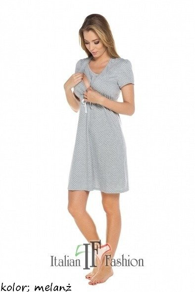 Joy Schwangerschaft und Stillen Shirt Italian Fashion- melange