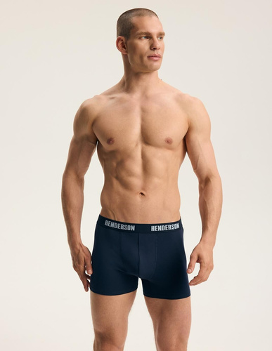 Henderson 45477 Frost Herren Boxershorts 2er-Pack aus Baumwolle mit breitem Logo-Bund