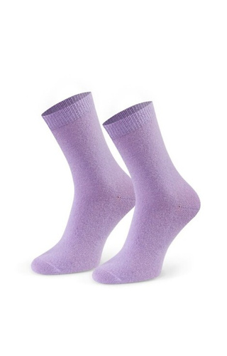 Art.185 Steven 006 lila Socken – Damen-Wintersocken aus Wolle, glatt