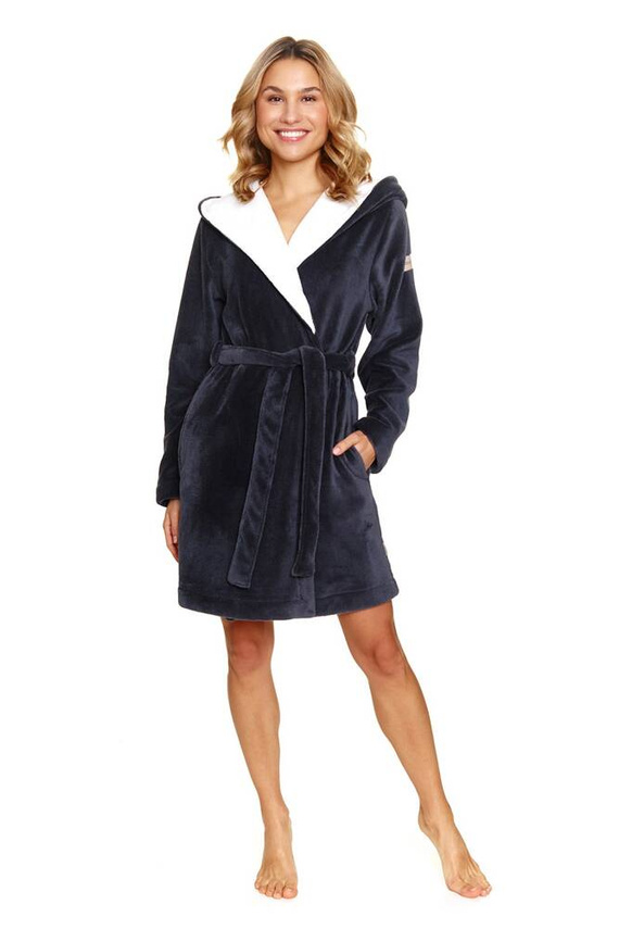 7181 Doctor Nap Damenbademantel – Grau