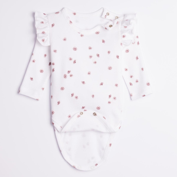 Nicol Hania 226095 Body 100% Baumwolle Langarm Blumen Rüschen