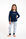 Schlafanzug für Mädchen navy blau