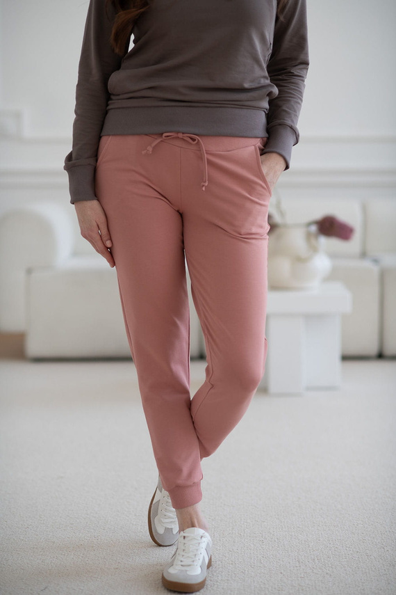 Umstands-Jogginghose mit Kräuterrose von Milk&Love