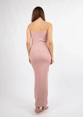 DK-K-P7 DKaren Baumwollkleid – Puder