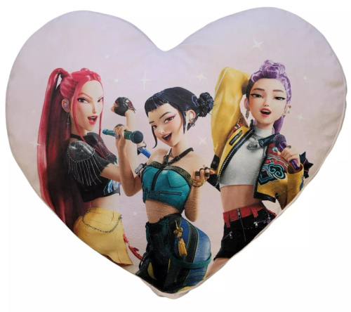 Halantex Kissen Herz K-POP Demon Hunters 40 cm Formkissen 04 Lila
