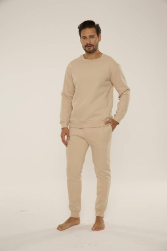 813 Indigo Herren Trainingsanzug von De Lafense - sand