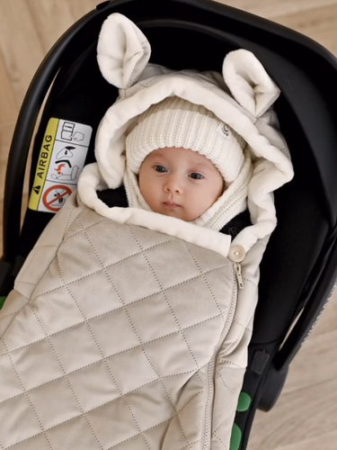 Norwegen Schlafsack für den Yosoy-Autositz – beige