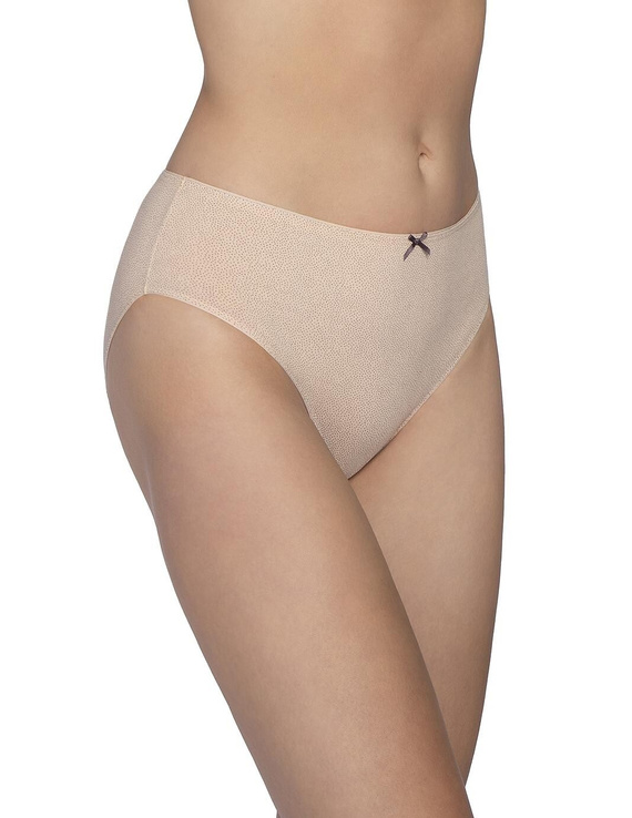 Figi L-120 BI-104 Lama beige – Baumwoll- Damen Slips, klassischer Schnitt, 3er Pack
