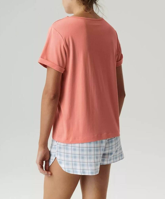 NLP-497 Damen-Pyjama Atlantik-Koralle