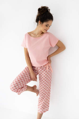 Lydia Sensis Damenpyjama – Rosa