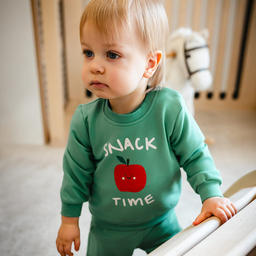 Kinder Sweatshirt Eevi Snack Time Baumwolle weich bequem Alltag