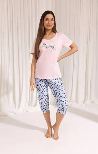 689 Regina Damenpyjama – Rosa