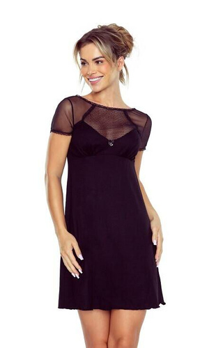 Anika Eldar Nachthemd - schwarz