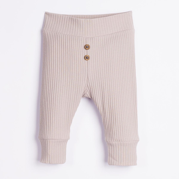 228016 Nicol FARMA Babyhose aus gerippter Baumwolle, grau