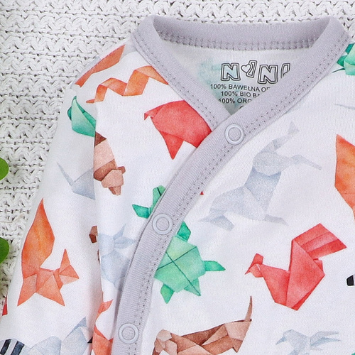 ABN-5381 Lustiger Origami-Umschlagkörper aus Bio-Baumwolle mit Nini-Print