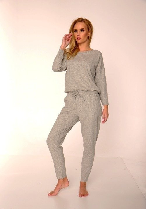 305 Paula Damen-Pyjama-Anzug - grau