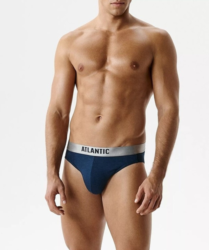 Sportliche Herren Slips Atlantic 2MP-1589 – perfektes Fit, elastischer Bund, 2er-Pack