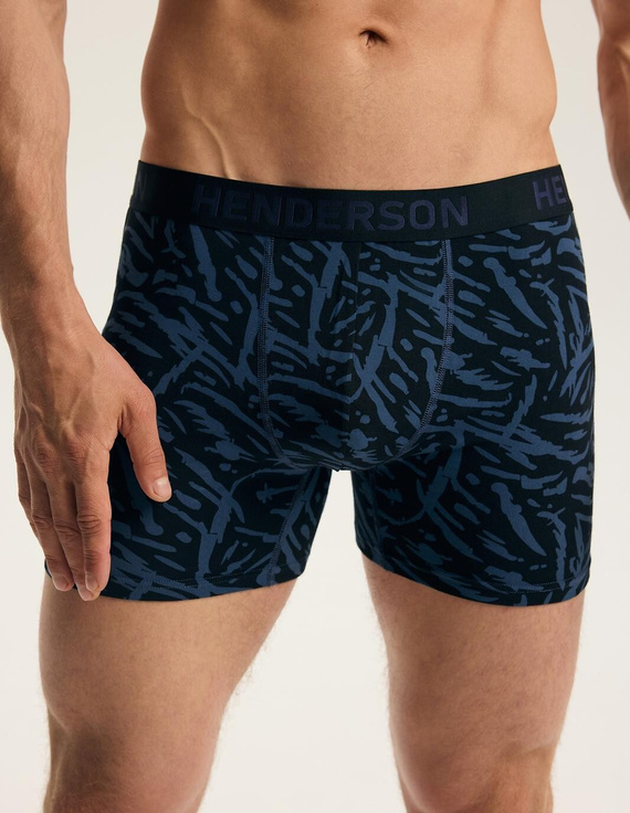Henderson 45484 Fend2 Herren Boxershorts 2er-Pack aus Baumwolle mit breitem Logobund