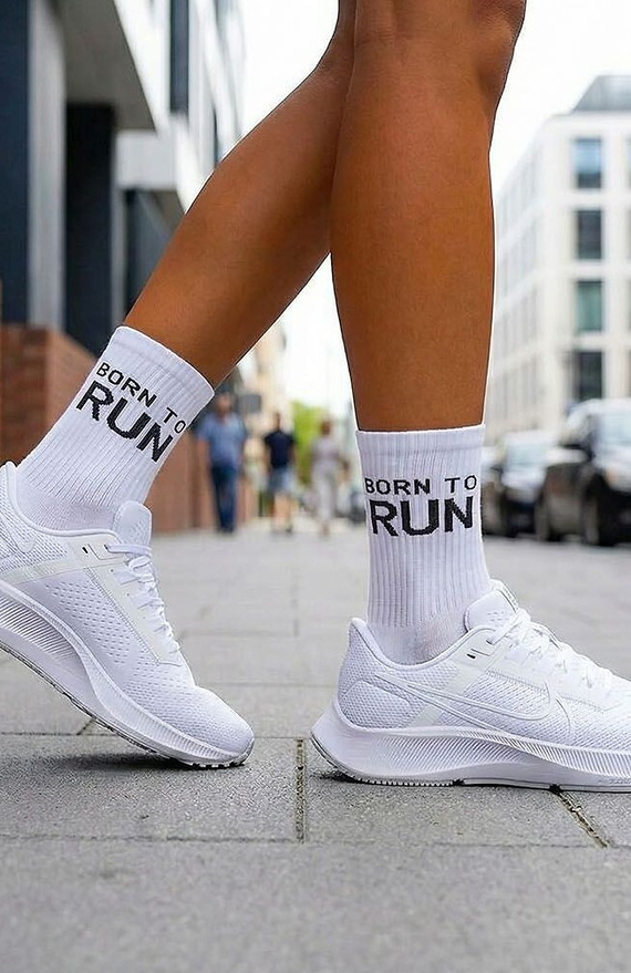 Damen Baumwollsocken Milena Born To Run 0200-225 – gerippt bequem