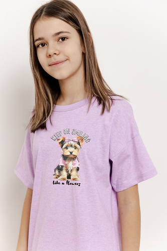 3378 Jemma Mädchenshirt Taro-lila