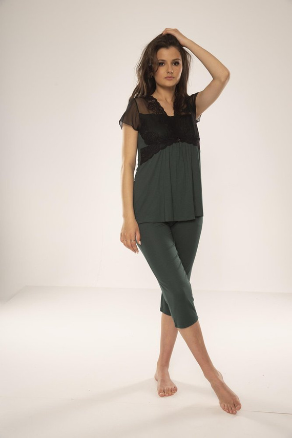 490 Artemise Forex-Pyjama für Damen - grün