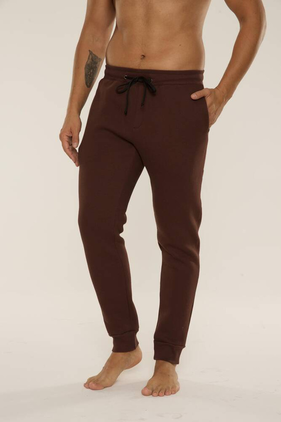 813 Indigo Herren Trainingsanzug von De Lafense - schokolade