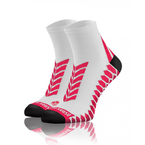 Sportsocken Sesto Senso Sportsocken weiß-rosa