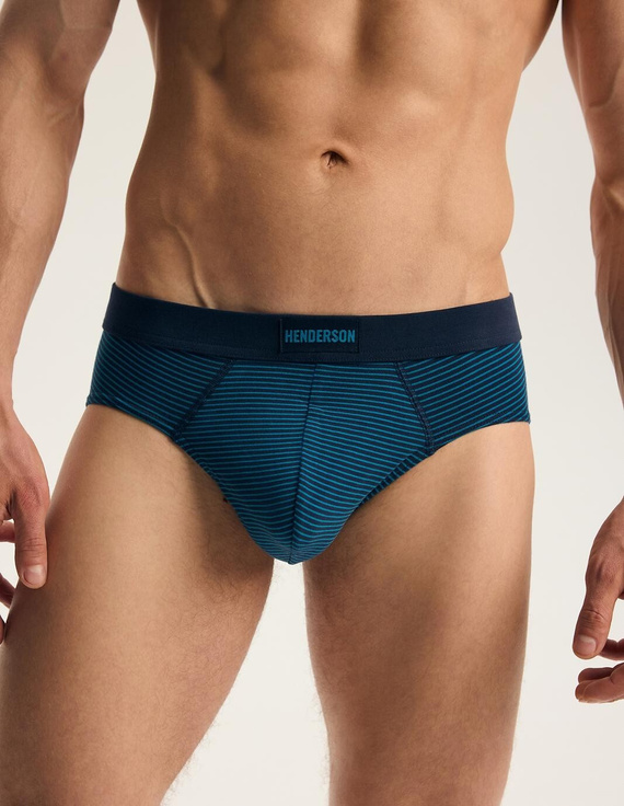 Henderson Brex 45297 Herren-Slips 2er-Pack Marineblau 93% Baumwolle