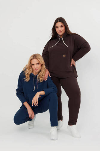 Lagos Damen-Kapuzenpulli Italian Fashion - braun