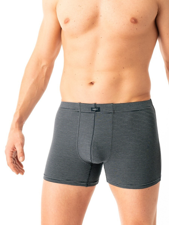 Herren-Boxershorts Key MXH 328 Graphit – Baumwolle, bequem und luftig