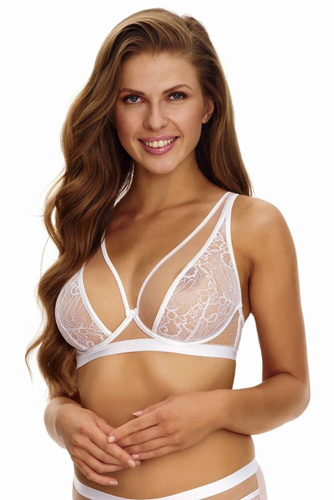 2455 Lupoline Soft-Bralette-BH - weiß-beige
