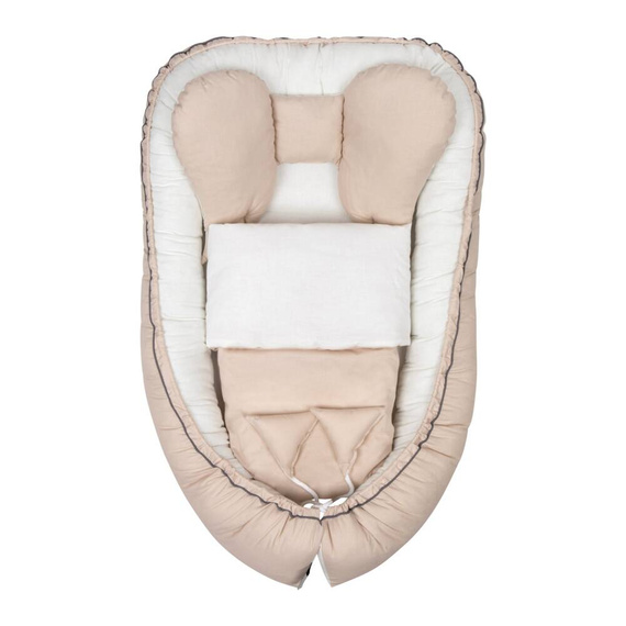 Palermo Baby-Kokon mit Belisima-Decke – Cappuccino