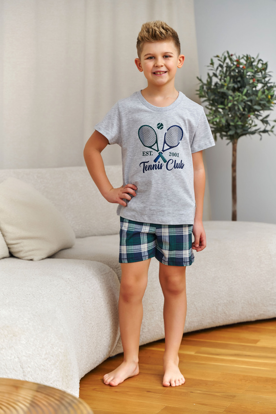 Kinderpyjama Doctor Nap 7402 Tennis Baumwolle