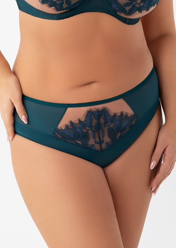 Damen-Höschen Gorsenia Glen K 951 - Meeresfarbe, elegante Spitze