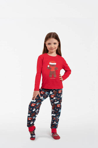 Makala Kinderschlafanzug Italian Fashion - rot/print