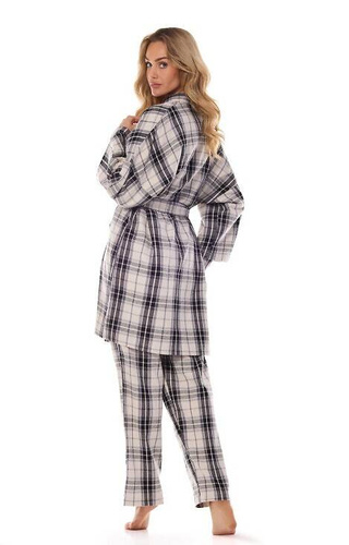 2475 Roxy Damen-Flanellpyjama L&L – Graphit