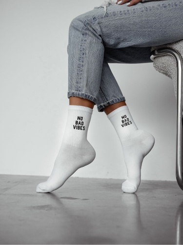 0200-147 No Drama Please Milena Damensocken – weiß