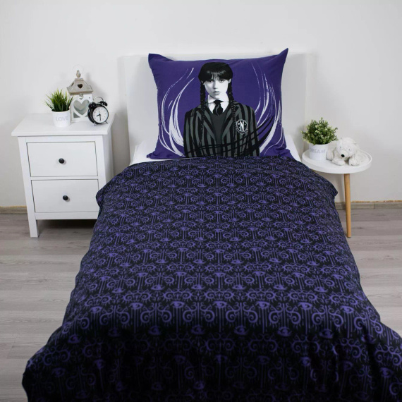 Baumwollbettwäsche Wednesday Handy Thing 140x200 Jerry Fabrics lila