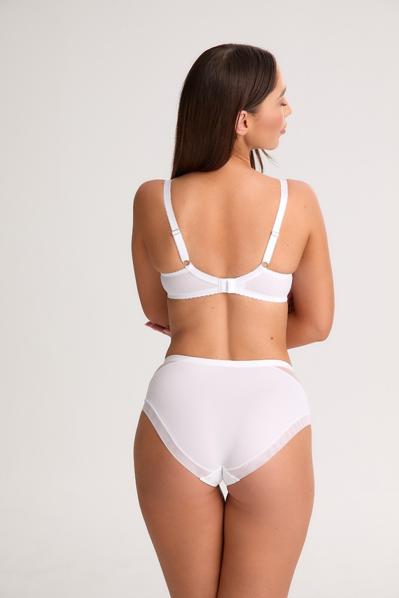 BS 1302 Paris Gaia Semi Soft BH, weiß – elegant, bequem, mit Spitze
