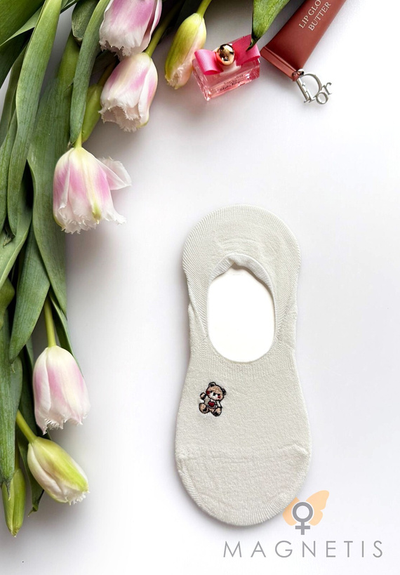 Magnetis YN-251132 – Damen Ballerina-Füßlinge aus Viskose mit Silikon