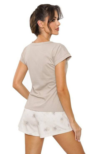 Sandi Short Donna Damenpyjama – Beige
