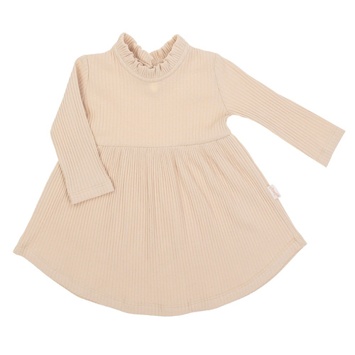 212167 Tola Nicol Langarmkleid - Beige