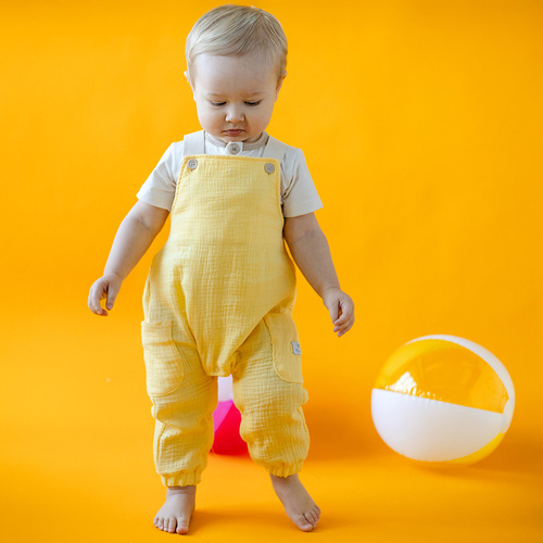 Elefanten-Eevi-Baby-Overall – gelb