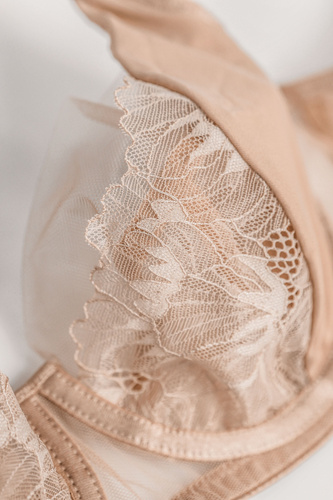 Mediolano Selena Soft 19265 Beiger Soft Spitzen-BH