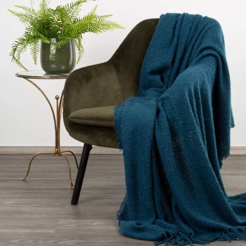 Bela Decke, Tagesdecke imitiert eine Flasche, Eurofirany, Marineblau