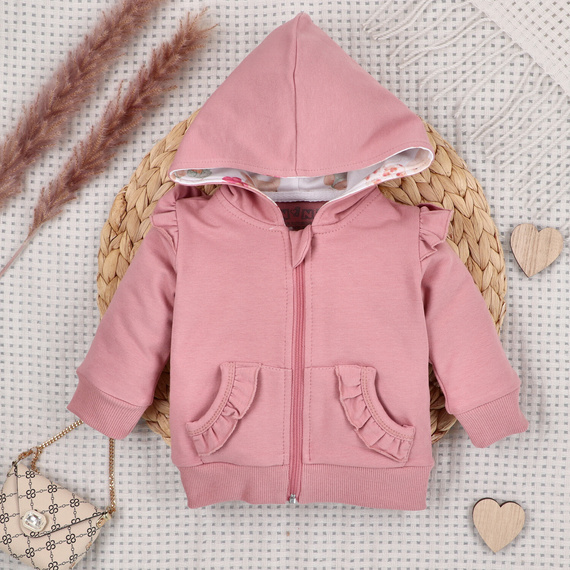 Nini Kinder-Sweatshirt Little Mouse 95% Bio-Baumwolle – Made in Polen