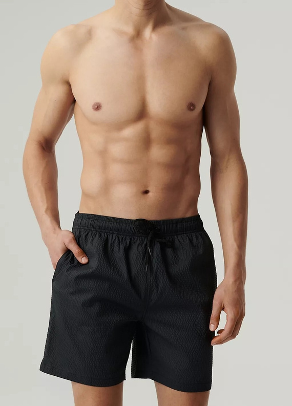 KMB-226 Atlantic Herren-Badehose – Schwarz