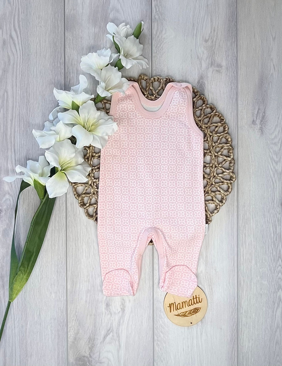 Mamatti Strampler SC15930 Baumwolle Baby Blumen bequem