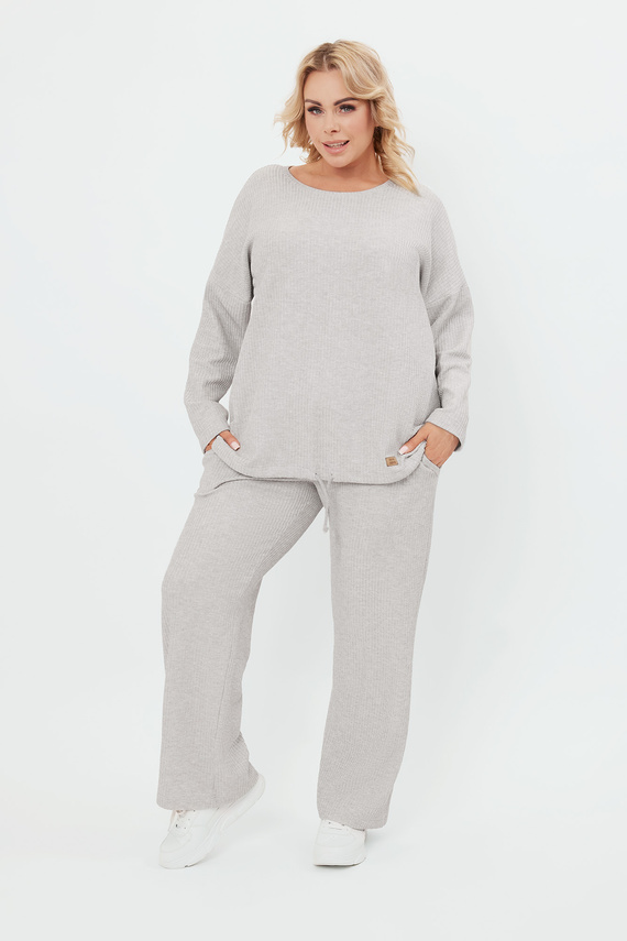 Avira Damen-Set Italienische Mode - hell meliert