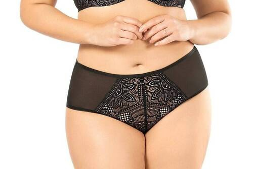 Desire Damenshorts Nipplex schwarz beige